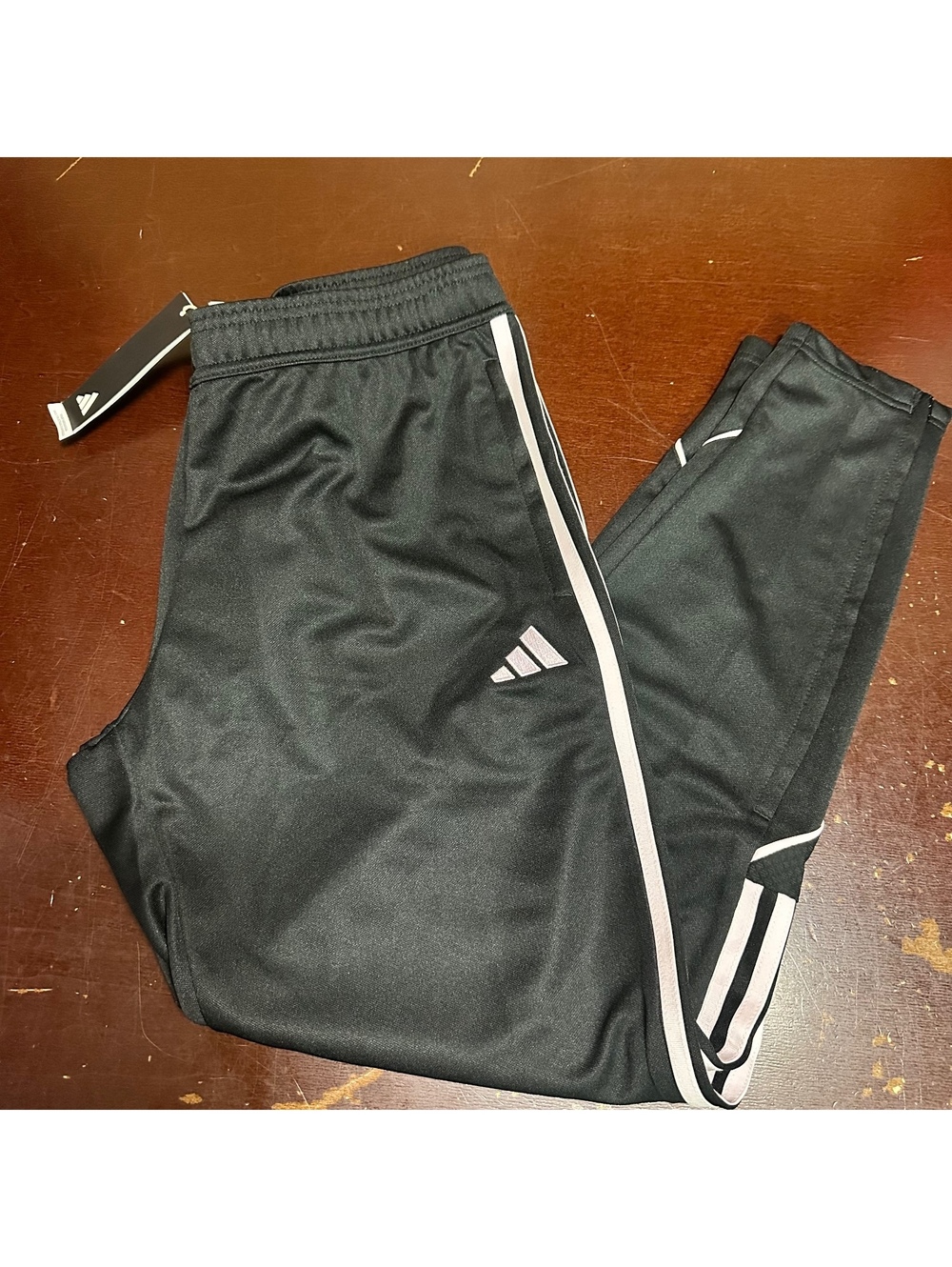 Adidas Tiro Girls Black/light Pink Sweatpants Size XLARGE HR7118